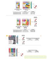 Contoh Joyko Color Brush Pen CLP-43 (12 Color) Pena Kuas Warna Menggambar Melukis merek Joyko
