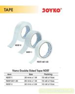 Foto Joyko Nano Double Sided Tape NDST-1 Selotip Dua Sisi merek Joyko