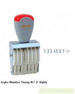 Gambar Joyko Number Stamp N-7 (7 digits) Stempel Angka Manual merek Joyko