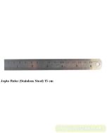 Gambar Mistar Penggaris Besi Panjang 15 cm Joyko Stainless Steel Ruler RL-ST15 merek Joyko