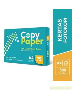 Kertas Fotocopy Print HVS Putih Copy Paper A4 75 gr