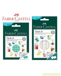 Gambar Faber-Castell Adhesive Tack-IT 30gr Green (187052) Karet tempel lengket pakai ulang merek Faber Castell