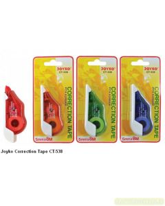 Contoh Joyko Correction Tape CT-538 Pita Koreksi Tipex Roll Penghapus Tulisan merek Joyko