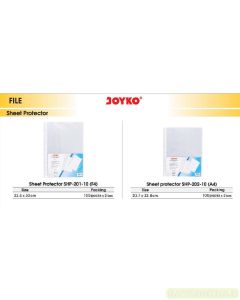 Foto Joyko Sheet Protector SHP-202-10 (A4) Plastik Pelindung Dokument Multiholes di Binder merek Joyko