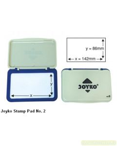 Jual Bak Bantalan Stempel Joyko Stamp Pad No. 2 termurah harga grosir Jakarta