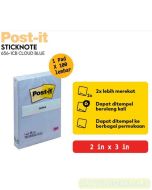 3M Post-it 656-1CB Sticky Note Cloud Blue 51x76mm