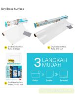 Contoh Alat Perlengkapan Kantor merk 3M Post-it , Gambar Produk 3M Post-it DEF3X2 Dry Erase Surface - Rolls 600x900mm harga 378000 di Toko Peralatan Sekolah Murah