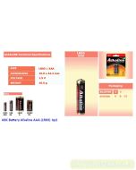 Foto produk ABC Battery Alkaline AAA (LR03)  bp2 harga normal 14700 di Toko Alat Tulis Grosir Bina Mandiri Stationery