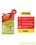 Contoh Alat Perlengkapan Kantor merk 3M Command , Gambar Produk Command 17204-8 Medium Picture Hanging Strips 8 set harga 64500 di Toko Peralatan Sekolah Murah