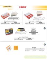Toko Atk Grosir Bina Mandiri Stationery Jual Isi Pisau Kater Cutter Blade Besar-Kecil & Special Edition Black Harga Diskon Quantity banyak di Toko ATK ini