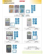 Toko Atk Grosir Bina Mandiri Stationery Jual Kalkulator saku (Pocket Calculator) Joyko 12 Digits CC-21/CC-37/CC-38/CC-42/CC-43/PKC-0711HC
