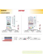 Toko Atk Grosir Bina Mandiri Stationery Jual Spidol kecil/Besar 12 Warna Mata Kuas/Fine