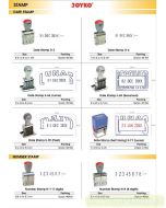 Contoh Joyko D-3 | D-4 | S-68 | S-69 | S-70 | S-71 Stempel Tanggal Date Stamp Keterangan Lunas Received Paid merek Joyko