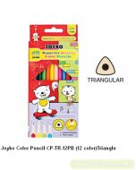 Foto Pensil Gambar 12 Warna Joyko Color Pencil CP-TR-12PB (12 color) Triangle merek Joyko