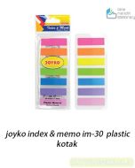 Sticky Note Pesan Tempel Joyko Index & Memo IM-30 (Plastic,Kotak)