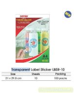 Toko Atk Grosir Bina Mandiri Stationery Jual Joyko Transparent Label Sticker LBSR-10