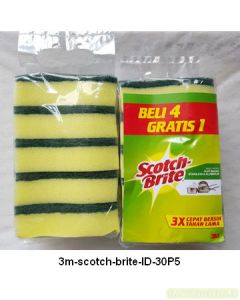 Katalog alat-alat kantor 3M Scotch Brite,  3M Scotch Brite Sabut Spons Ecopack 5 Pads harga normal 29000 di Supplier Alat Tulis Bina Mandiri Stationery