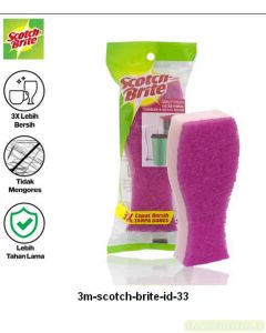 Katalog alat-alat kantor 3M Scotch Brite,  3M Scotch Brite Sabut Spons Slim harga normal 7800 di Supplier Alat Tulis Bina Mandiri Stationery
