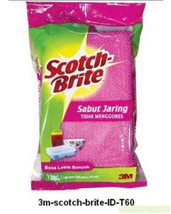 Katalog alat-alat kantor 3M Scotch Brite,  3M Scotch Brite Sabut Jaring Basic harga normal 6000 di Supplier Alat Tulis Bina Mandiri Stationery