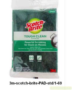Katalog alat-alat kantor 3M Scotch Brite,  3M Scotch Brite Tough Clean Scrub Pad 1EA harga normal 8400 di Supplier Alat Tulis Bina Mandiri Stationery