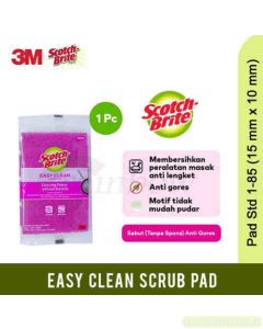 Katalog alat-alat kantor 3M Scotch Brite,  3M Scotch Brite Easy Clean Scrub Pad 1EA harga normal 9100 di Supplier Alat Tulis Bina Mandiri Stationery