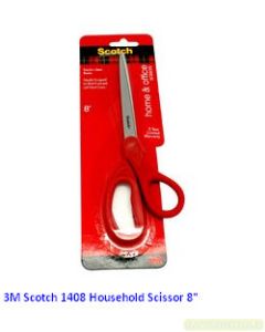 Katalog 3M Scotch harga murah & terjangkau, Image ATK Sekolah SIPLAH 3M Scotch 1408 Household Scissor 8 inch harga normal 42500 di Distributor ATK Bina Mandiri Stationery