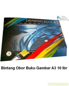 Jual Alat Alat Kantor & Sekolah Bintang Obor Buku Gambar A3 10 lbr Di Toko Alat Tulis Grosir Bina Mandiri Stationery