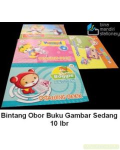 Jual Alat Alat Kantor & Sekolah Bintang Obor Buku Gambar Sedang 10 lbr Di Toko Alat Tulis Grosir Bina Mandiri Stationery