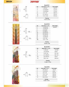 Toko Atk Grosir Bina Mandiri Stationery Jual Kuas Lukis Set/Satuan untuk Seni Menggambar dan Melukis Joyko Painting Brush