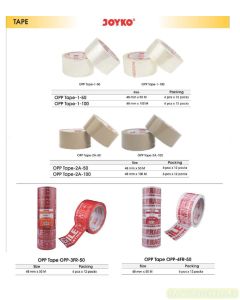 Toko Atk Grosir Bina Mandiri Stationery Jual Lakban Plastik untuk Pengemasan / Packing Joyko Opp Tape