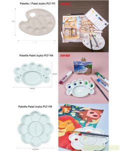 Toko Atk Grosir Bina Mandiri Stationery Jual Palet Lukis Wadah Tinta dan Cat untuk Kegiatan melukis Joyko Palette