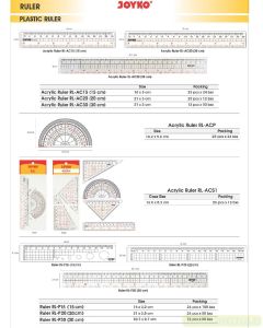 Toko Atk Grosir Bina Mandiri Stationery Jual Penggaris Plastik/Acrilik/Lentur Set Panjang Busur Derajat Segitiga