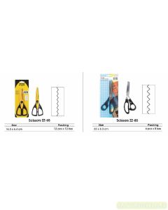 Toko Atk Grosir Bina Mandiri Stationery Jual Gunting Kertas Kesenian Hasil Potong Gerigi-ZigZag Joyko Scissor 