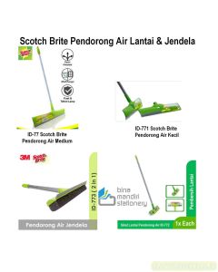 Pendorong Air Lantai & Jendela Scotch Brite squeegee