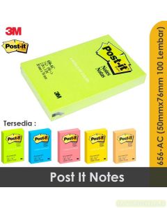 3M Post-it 656-ACMB Sticky Note Med Blue 51x76mm