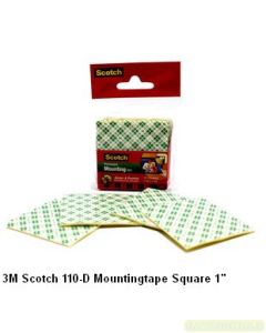 Katalog 3M Scotch harga murah & terjangkau, Image ATK Sekolah SIPLAH 3M Scotch 110-D Mounting Tape Square 1 inch harga normal 14000 di Distributor ATK Bina Mandiri Stationery