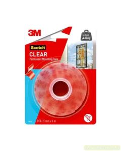 Katalog 3M Scotch harga murah & terjangkau, Image ATK Sekolah SIPLAH 3M Scotch 4010C Mounting Tape Outdoor Clear 21mm x 2m harga normal 46500 di Distributor ATK Bina Mandiri Stationery