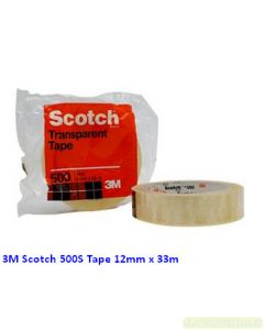 Katalog 3M Scotch harga murah & terjangkau, Image ATK Sekolah SIPLAH 3M Scotch 500 Tape 12mm x 33m harga normal 8100 di Distributor ATK Bina Mandiri Stationery