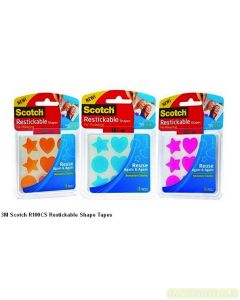 Katalog 3M Scotch harga murah & terjangkau 3M Scotch R100CS Restickable Shape Tapes selotip yang bisa digunakan berulang kali.