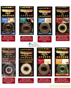 3M Scotch Double Foam Tape Super Strong Lengket di Segala Permukaan Kasar/halus Besi/Kayu/Tembok luar ruangan/Mobil-Motor 3M Scotch KB-10 /KCA-15 / KH-12 / KKD-12 / KMZ-19 / KPG-12 / KPW-19 / KTD-12