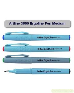 e-catalogue gambar perlengkapan Artline 3600 Ergoline Pen Medium Ballpoint Pulpen Pena