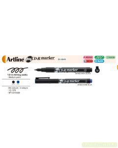 Macam macam perlengkapan Kantor Artline 884 CD-R Marker Spidol Writing Width Medium Point dan gambarnya