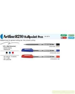 Pena Ballpoint type Artline EK-8210 Ballpoint Pen Ballpoint Waterproof image
