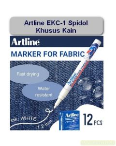 Artline EKC-1 Spidol Khusus Kain Spidol Baju Bullet Style