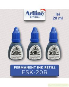 e-catalogue gambar perlengkapan Artline ESK-20R Refill INK Permanent Marker New 20 ml Tinta Isi Ulang Permanen