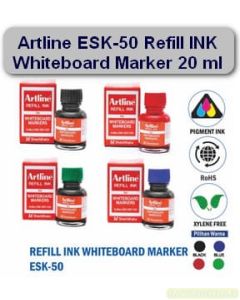 Artline ESK-50 Refill INK Whiteboard Marker 20 ml Tinta Isi Ulang Non Permanen