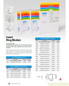 Jual Map berkas arsip Bantex 8523 Insert Ring Binder 5222 FC 2D-25mm White termurah harga grosir Jakarta