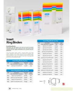 Foto Bantex 8562 Insert Ring Binder 5226 A4 2D-65mm White Map berkas arsip merek Bantex