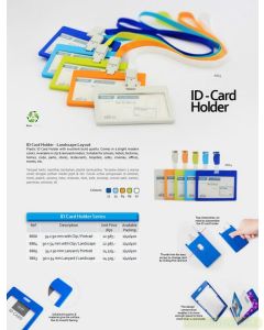 Contoh ID Card Holder (Case) & Lanyards merk Bantex
