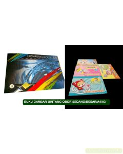 Gambar Atk Bintang Obor Buku Gambar Sketsa SketchBook 10 sheet ukuran Sedang, Besar, A4 & A3 Beli di Toko Bina Mandiri Stationery harga murah semua peralatan sekolah lengkap